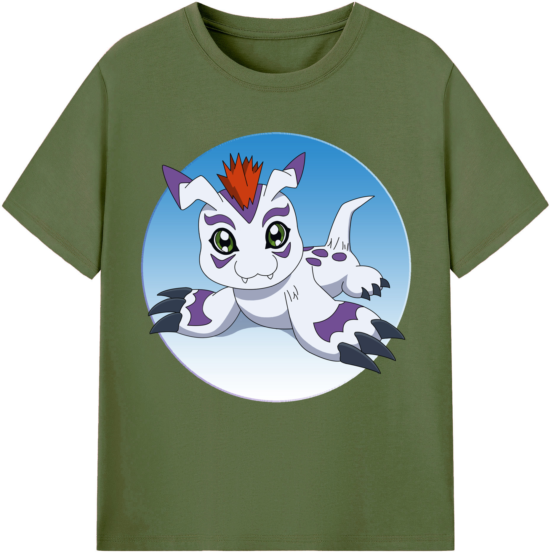 （画像用） Digimon デジタルモンスター/デジモン 綿100％半袖Tシャツ（フロントプリント）